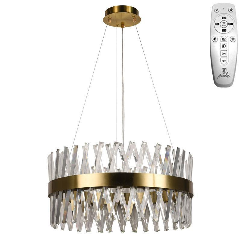 LED krištáľové svietidlo + diaľkový ovládač 80W - J6308/C 5