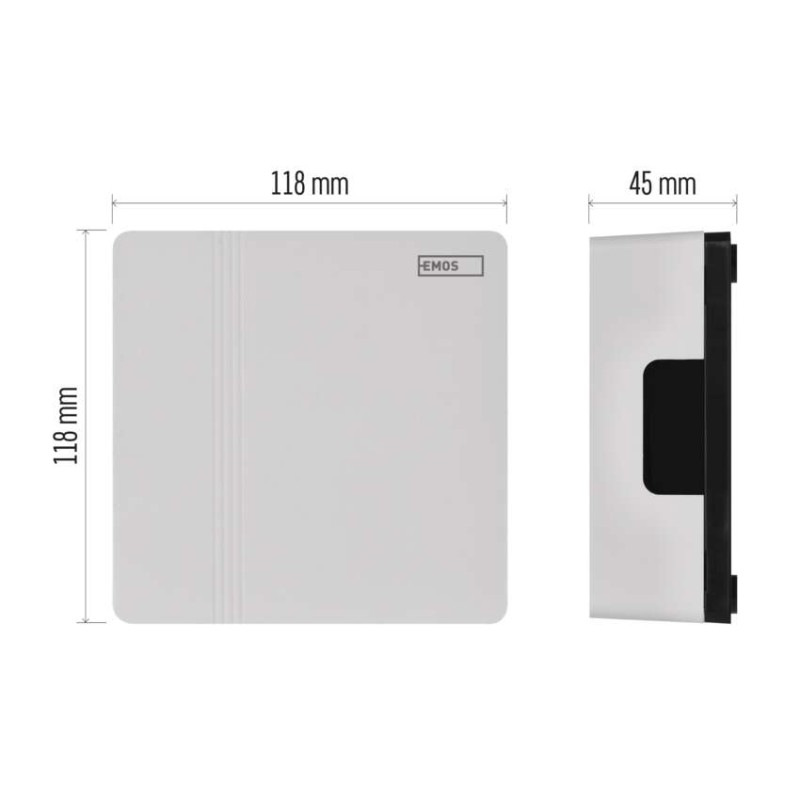 Drôtový zvonček P57101 1