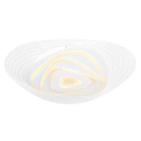 Stropné svietidlo, kov biely, akryl, kompatibilné s Google Assistant a Alexa, pamäťová funkcia, nočn