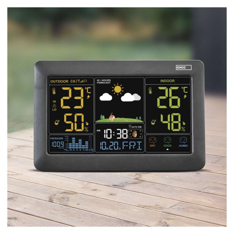 Domáca bezdrôtová meteostanica E0387 3