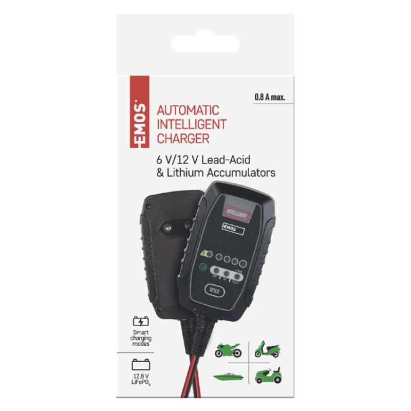Nabíjačka autobatérií 6/12V 0,8A 3