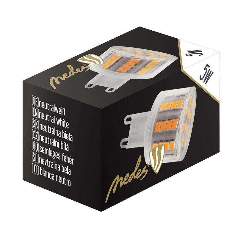 LED žiarovka 5W - G9 / SMD / 4000K / W - ZLS625CW 1