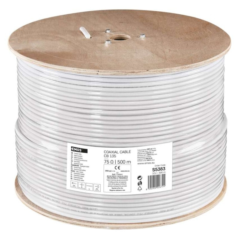 Koaxiálny kábel CB135, 500m 3