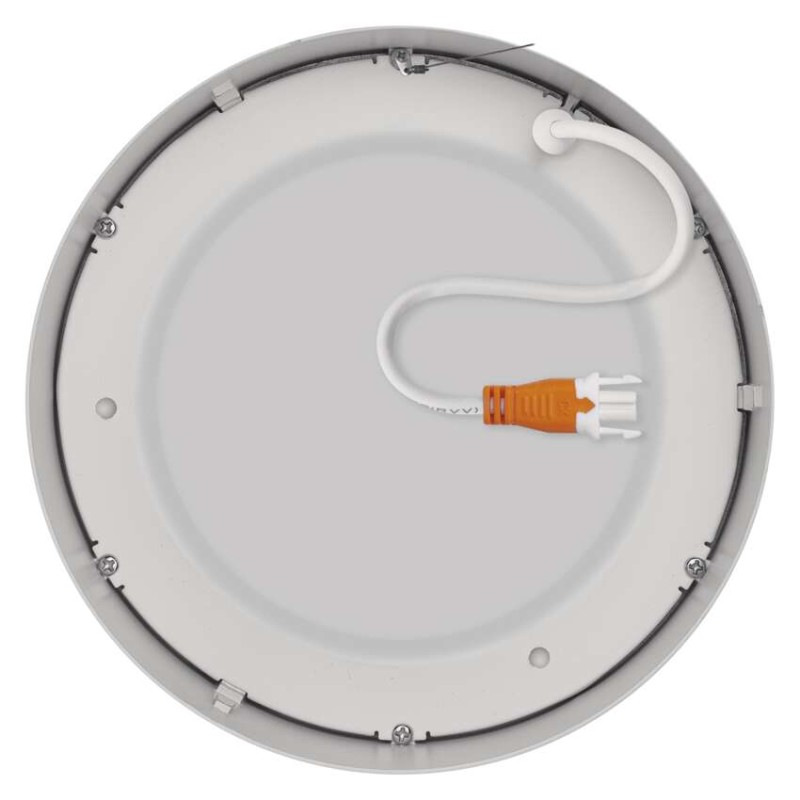 LED prisadené svietidlo, kruhové, biele, 12,5W, Neutrálna biela 10