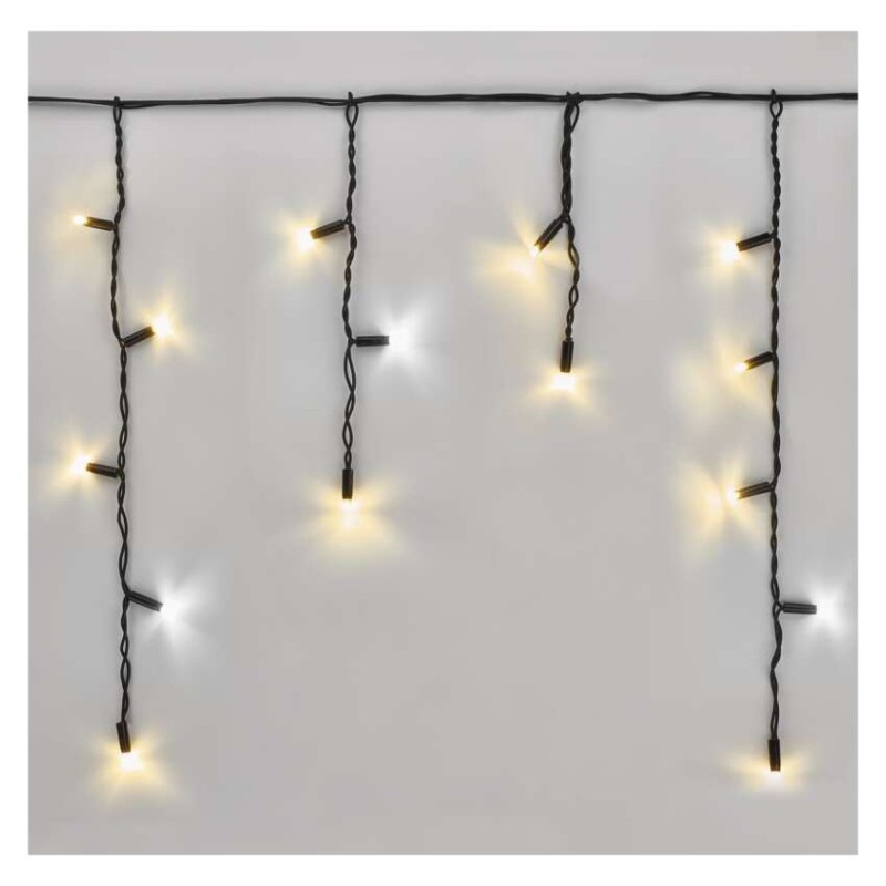 Profi LED spojovacia reťaz preblikávajúca – cencúle, 3 m, vonkajšia, teplá/studená biela 5