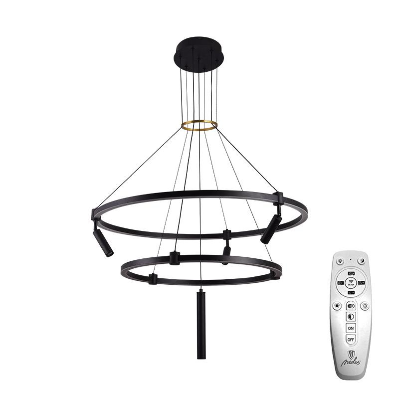 LED závesné svietidlo na lanku + diaľkový ovládač 140W - J7304/B 7