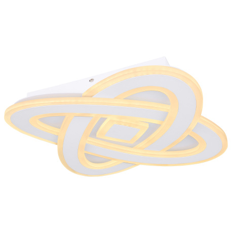 Stropné svietidlo, kov biely, akryl biely, pamäťová funkcia, nočné svetlo, stmievateľné, diaľkové ov 6