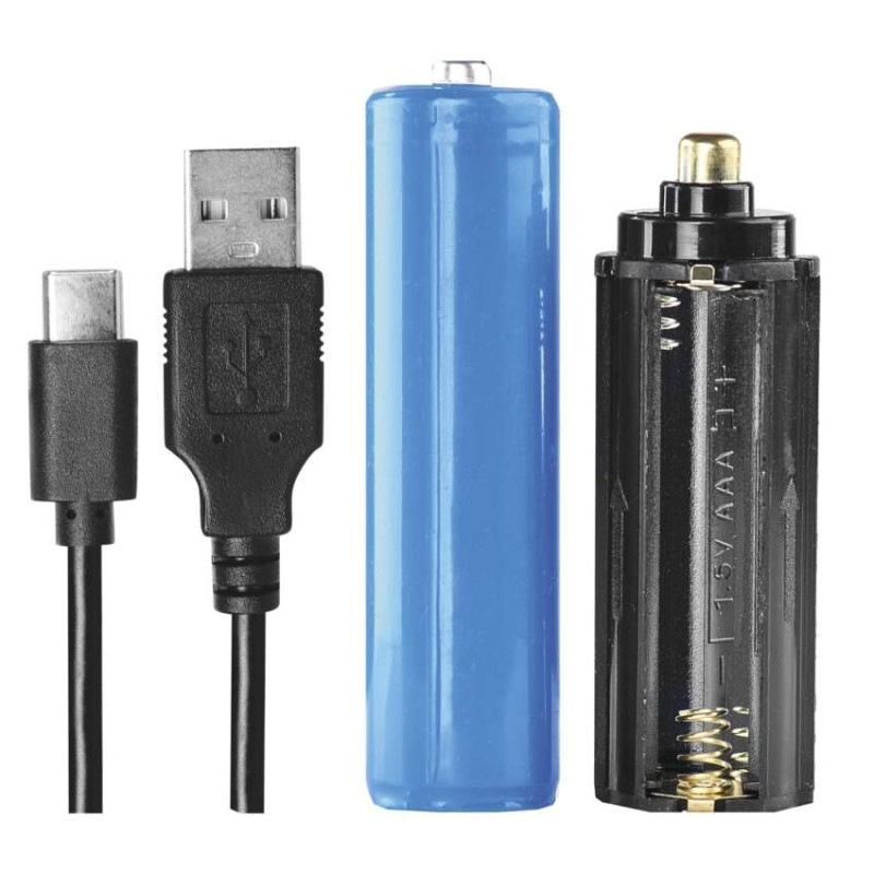 LED nabíjacie kovové svietidlo, 600 lm 6