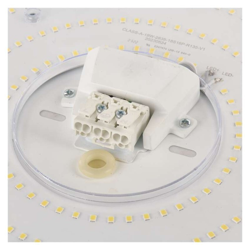 LED stropné svietidlo TIVI, A CLASS, okrúhle biele 19W, IP44, Neutrálna biela 13
