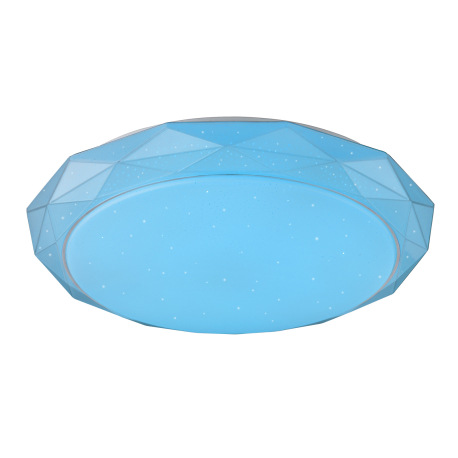 Stropné svietidlo, kov biely, akryl satinovaný, trblietavý efekt, zmena farby svetla 3000-6500K, RGB 9