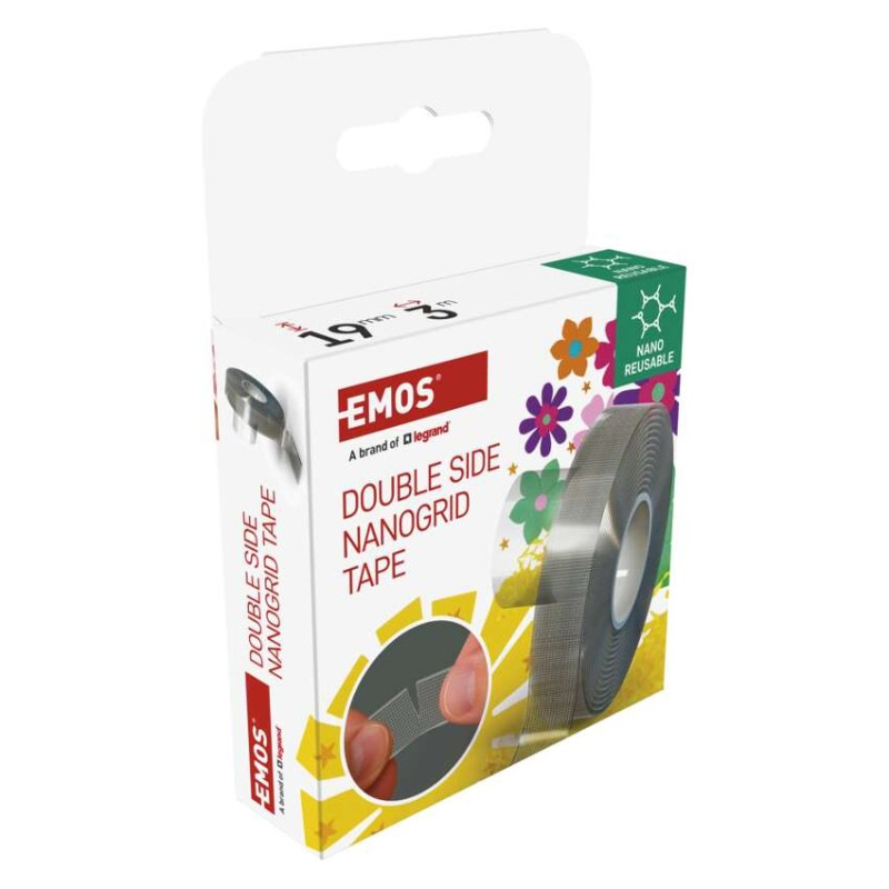  Dvojstranná NANOGRID páska 19 mm / 3 m, priehľadná 10