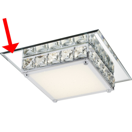 Náhradné zrkadlové sklo pre 49355