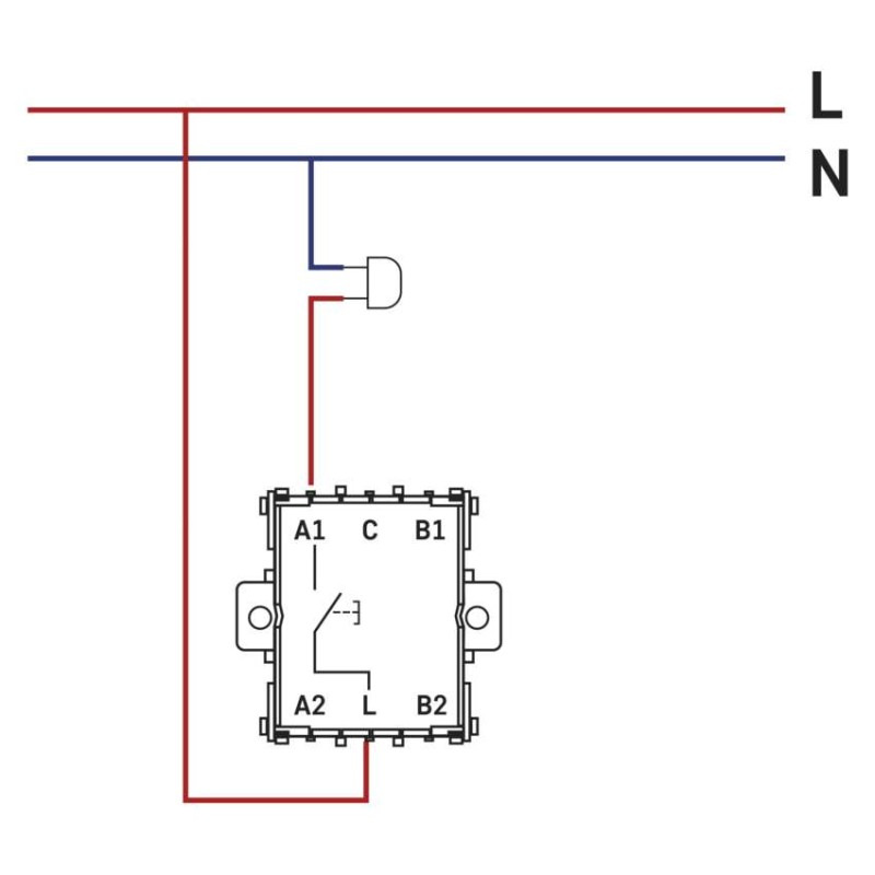 Ovládač tlačidlový zapínací 1/0 6