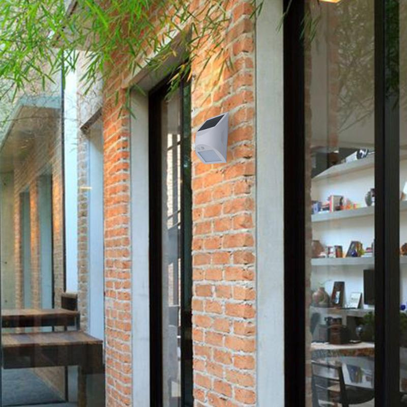 LED biele nástenné solárne svietidlo 3W / 3000K / 4000K - LS125 8