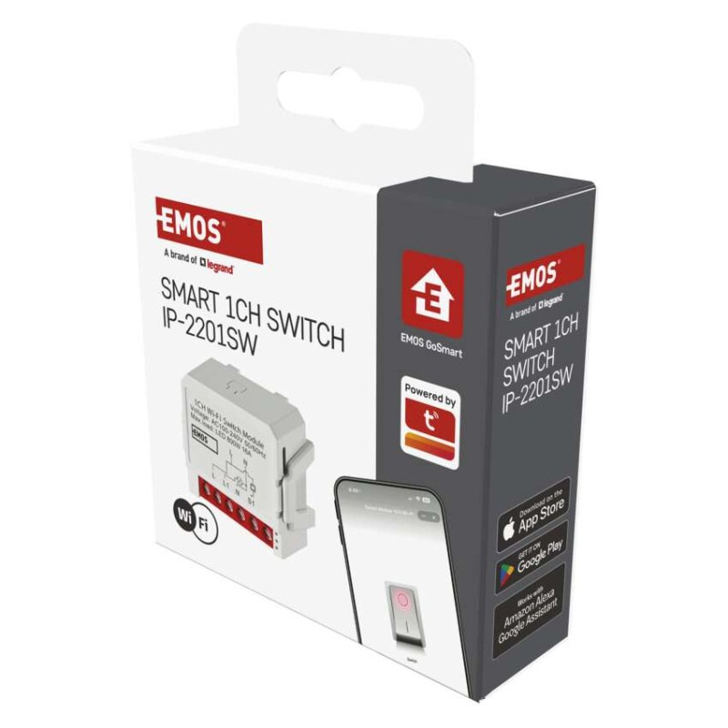 GoSmart spínací modul IP-2201SW, WiFi, 1-kanálový 6