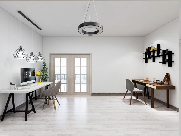 LED závesné svietidlo na lanku s diaľkovým ovládačom 45W / 3000K - 6500K - LCL7421R-H 4