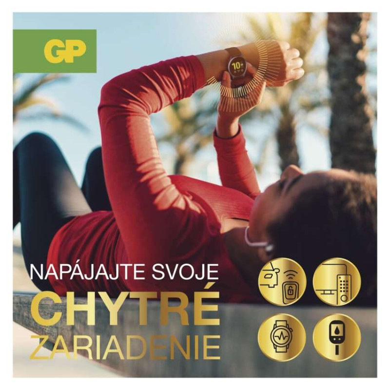 Lítiová gombíková batéria GP CR2430, 5 ks 1