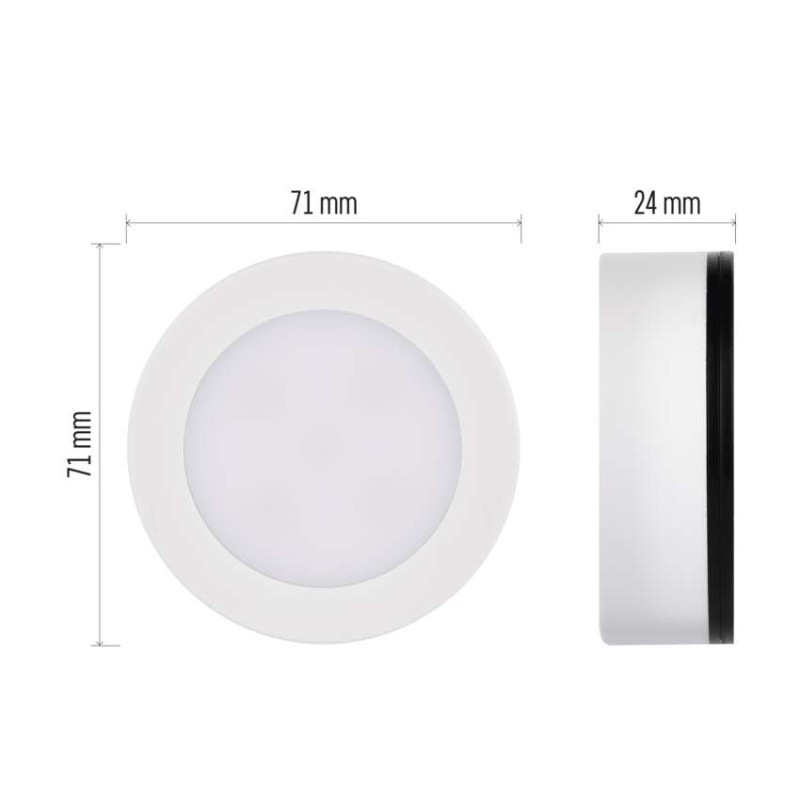 LED nočné svetlo P3327 na 3× AAA, 2 ks 8