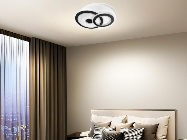 LED stropná lampa + diaľkový ovládač 105W - J1311/WB 9