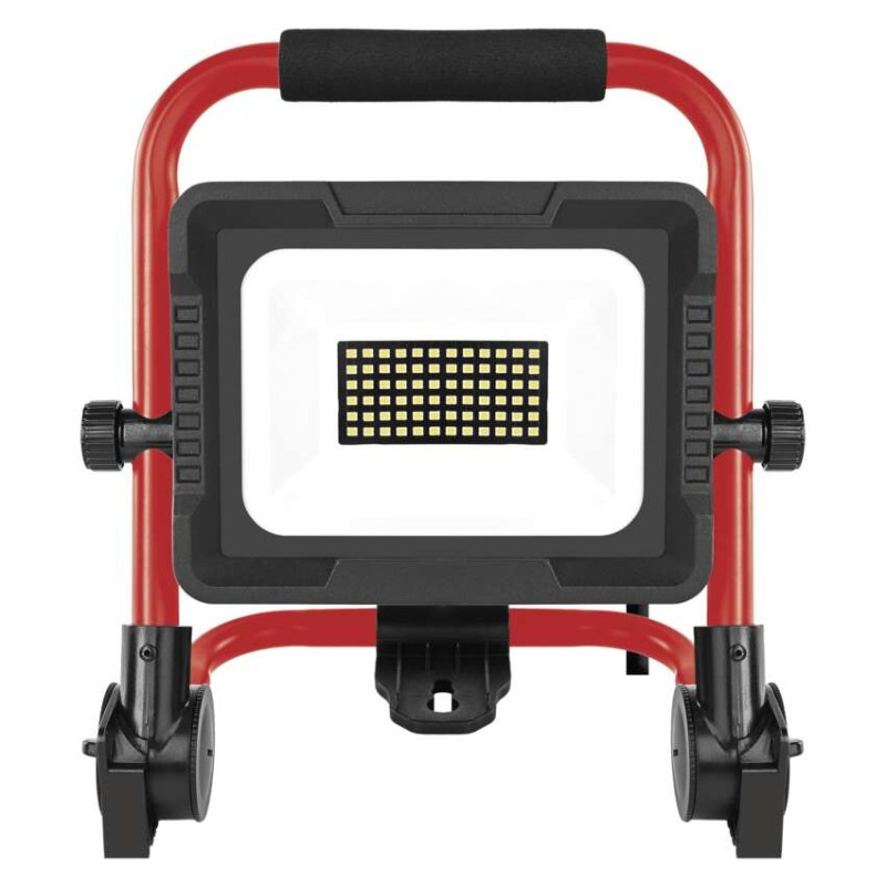LED reflektor ELION 30W, červeno-čierny, IP65, 4800 lm, neutrálna biela 2