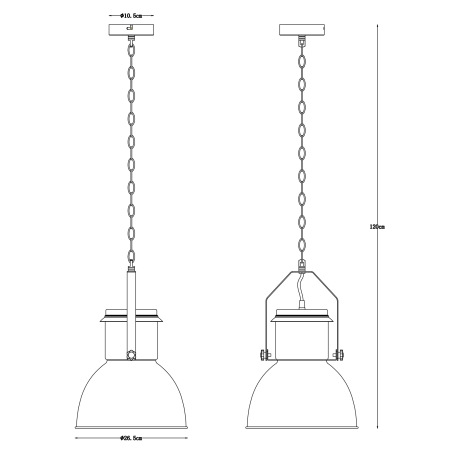 Závesné svietidlo, kov medený, kov čierny, čierny textilný kábel, Ø 270, V:1200, bez žiarovky 1xE27, 4