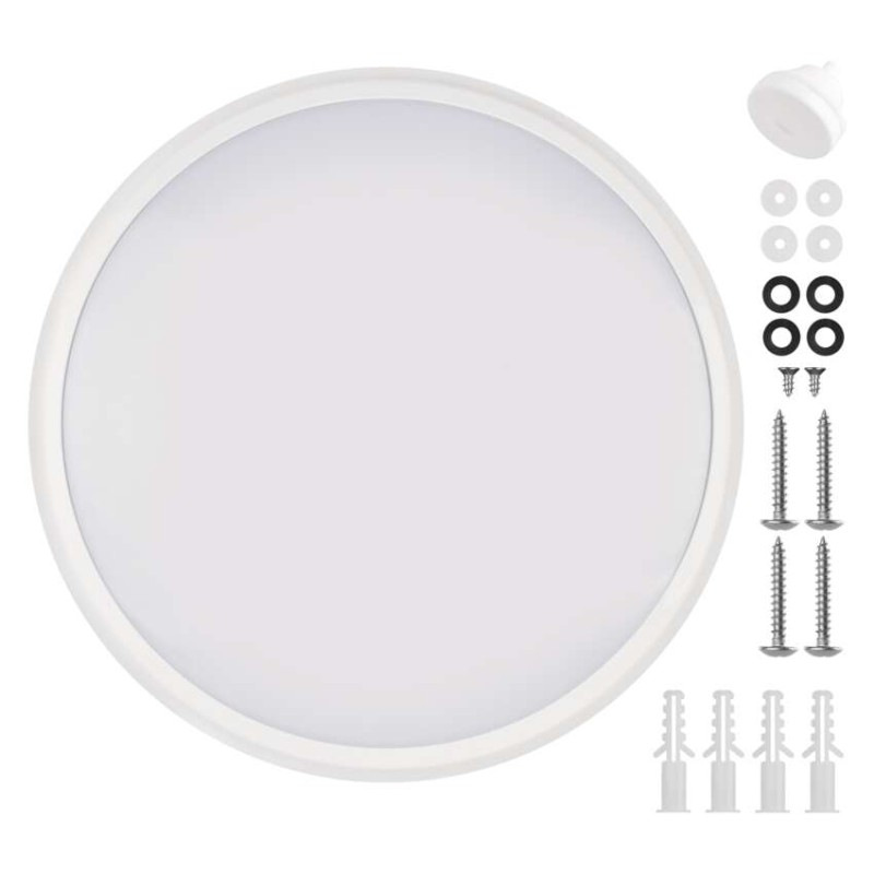 LED prisadené svietidlo FLERI, kruhové 20W, so zmenou CCT 12