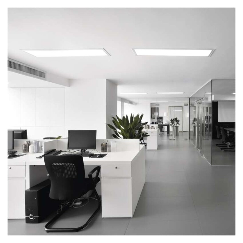 LED panel MAXXO 30×120, štvorcový vstavaný biely, 36W neutrálna b. 4