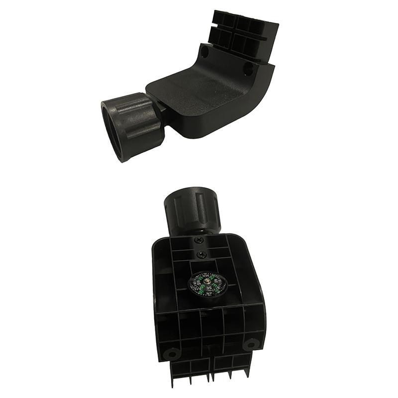 LED čierne vonkajšie solárne svietidlo so senzorom 12W / 3000K - 4100K - 6500K - LS023 3