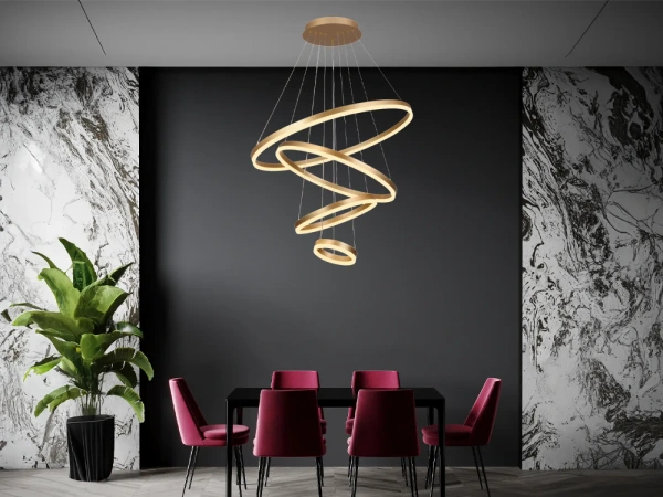 LED visiace svietidlo + diaľkový ovládač 135W - J4314/G 10