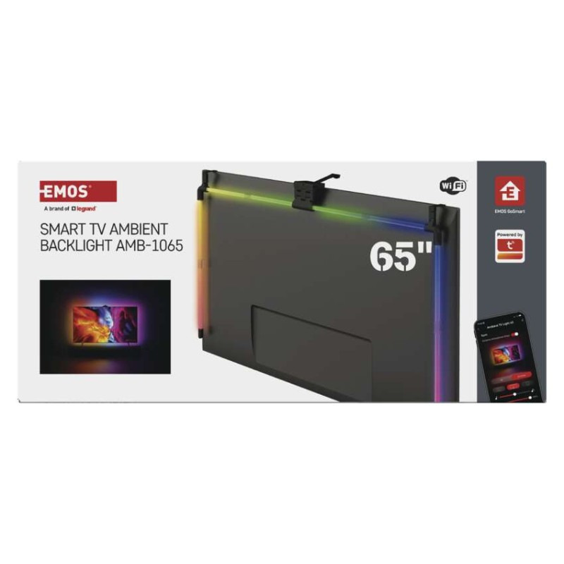 GoSmart Ambientné LED RGB osvetlenie za TV 65“ (164 cm) 10