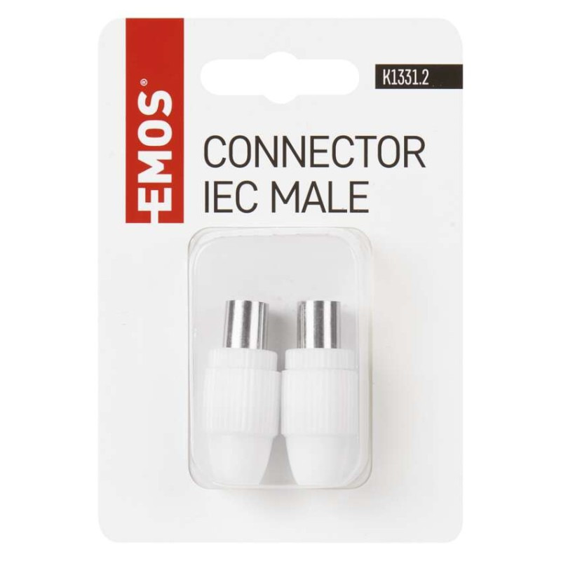 Konektor IEC vidlice skrutkovací rovný 1