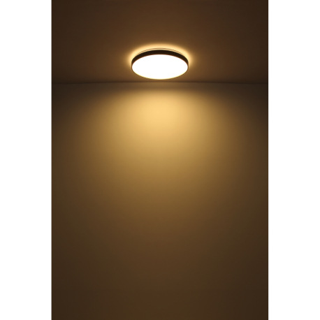 Stropné svietidlo, kov biely, akryl biely, plast antracit matný, ø: 480 mm, V: 45 mm, vrátane LED 24 4