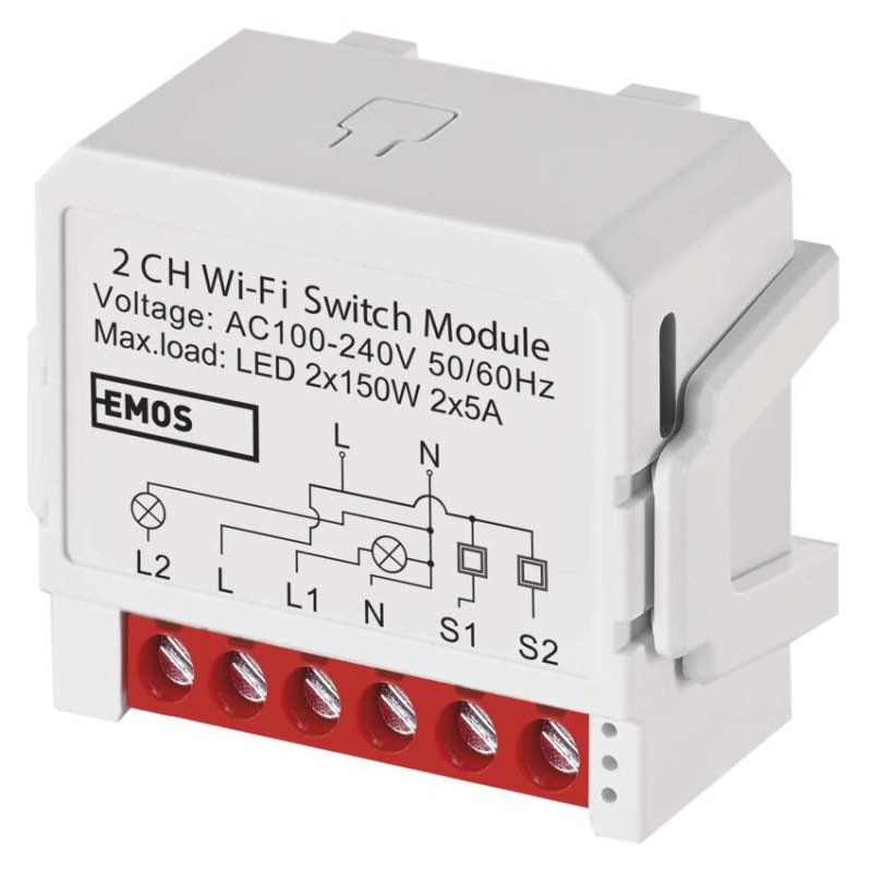GoSmart spínací modul IP-2202SW, WiFi, 2-kanálový 3