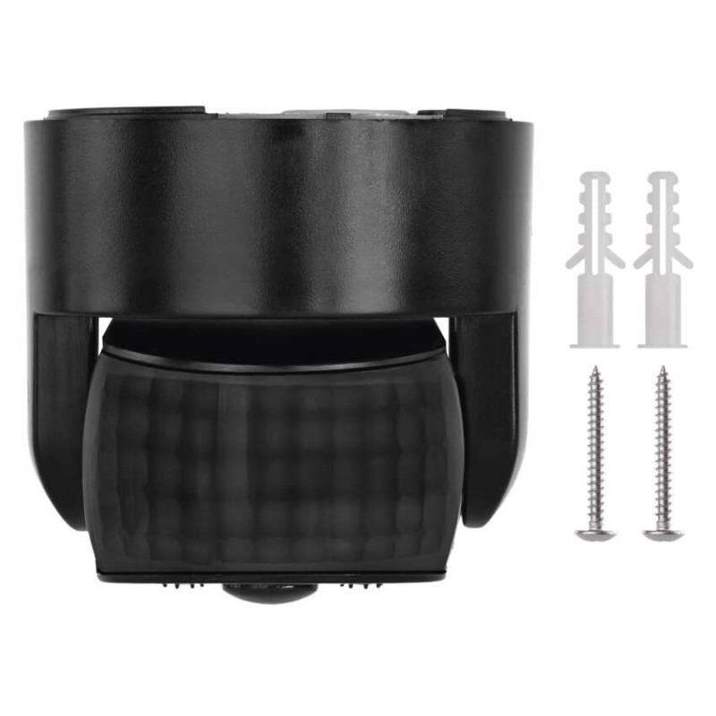 PIR senzor (pohybové čidlo) IP65 1200W, čierna 14