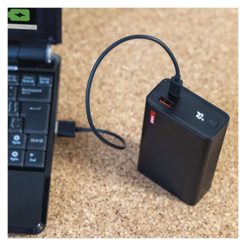 Power bank EMOS NTBF20, 20 000 mAh, 65 W PD, čierny 5