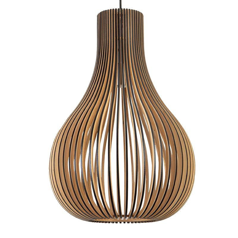 Závesný luster z masívneho dreva E27 / 380 - WRE092 2