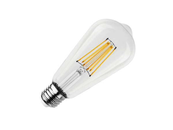LED žiarovka / filament 12W - ST64 / E27 / 3000K - ZLF915 4