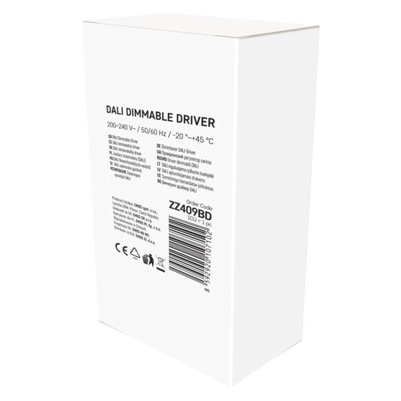 DALI Driver pre LED svietidla CC 1050mA 40W 3