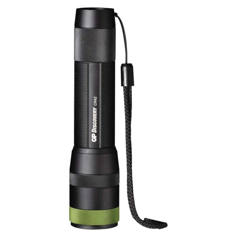 CREE LED nabíj. svietidlo GP CR42, 1000 lm, 2600 mAh, fokus + Li-ion 18650