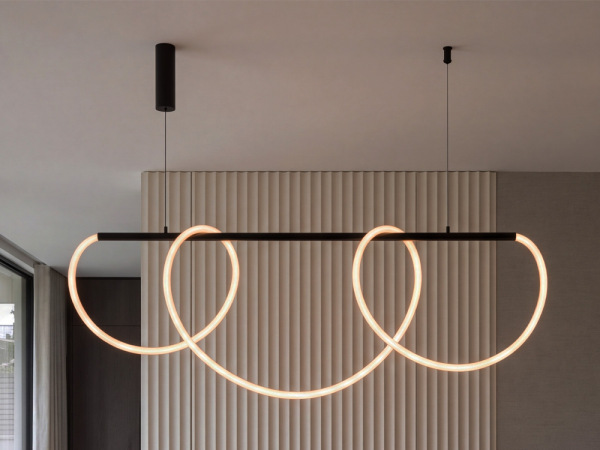 LED závesné svietidlo + diaľkový ovládač 105W - J4396/B