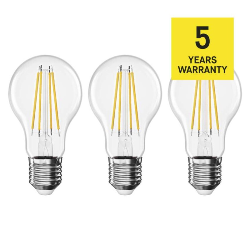 LED žiarovka Filament A60 A CLASS/ E27 / 3,8 W (60 W) / 806 lm / neutrálna biela 4