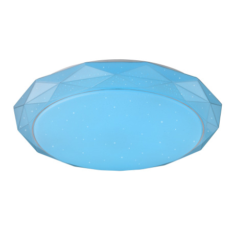 Stropné svietidlo, kov biely, akryl satinovaný, trblietavý efekt, zmena farby svetla 3000-6500K, RGB 20