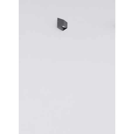 Vonkajšie svietidlo, hliník antracit, sklo priehľadné, svieti smerom dole, IP54, ŠxV:150x100, H:55, 16