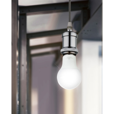 LED žiarovka, plast biely, Ø60, V:105, 1xE27 LED 8.8W 230V, 806lm, 3000K 1