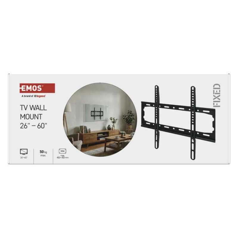 Pevný nástenný TV držiak 26-60" (65–152 cm) 7