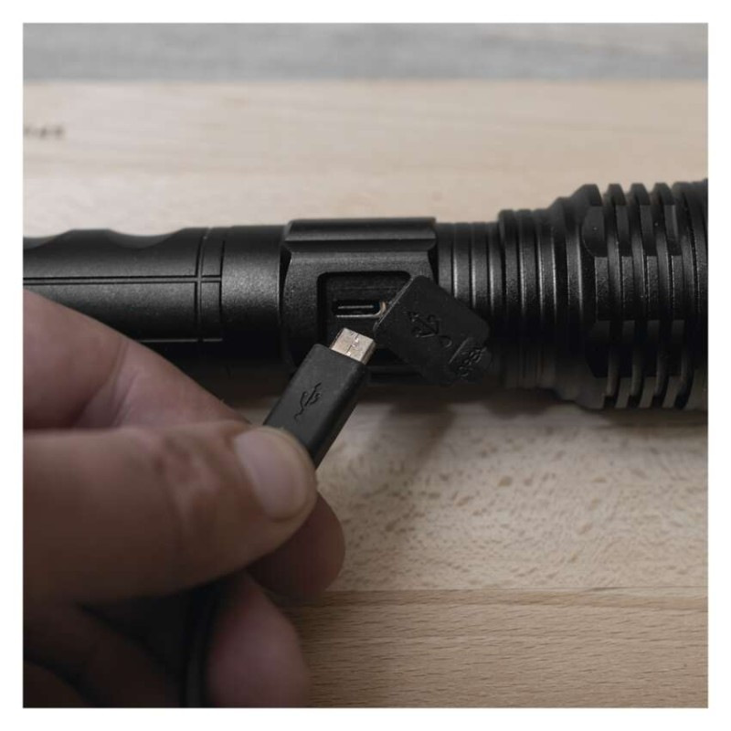 LED nabíjacie kovové svietidlo, 600 lm 3