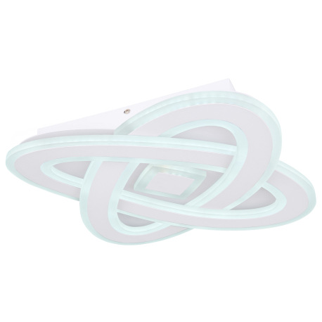 Stropné svietidlo, kov biely, akryl biely, pamäťová funkcia, nočné svetlo, stmievateľné, diaľkové ov 18