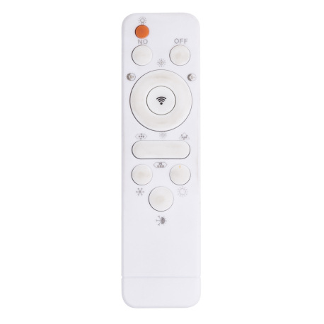 Stropné svietidlo, kov biely, akryl satinovaný, trblietavý efekt, zmena farby svetla 3000-6500K, RGB 16