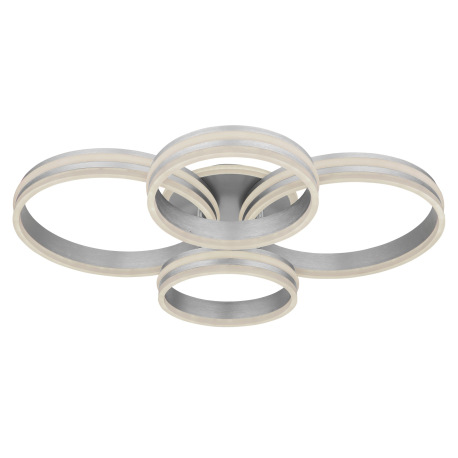 Stropné svietidlo kov sivý, akryl biely, stmievateľné, niekoľko úrovní cez nástenný spínač, pamäťová 16