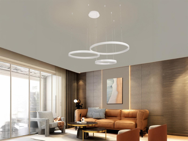 LED závesné svietidlo s diaľkovým ovládačom 125W - J4384/W 4